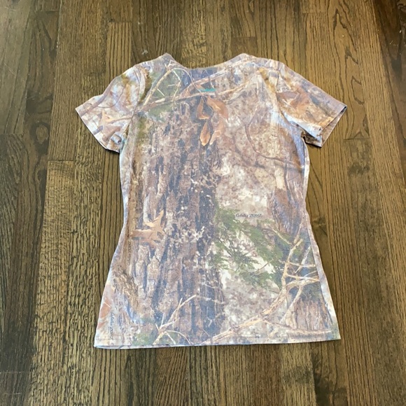 Cabela’s Camo Dri Release with Freshguard Outfit Her Small Shirt VGUC - Picture 8 of 8
